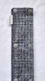37" Gray Plaid Cord Keeper.  Ready to Ship.