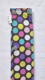 58" Pastel Dot Cord Keeper.  Ready to Ship.
