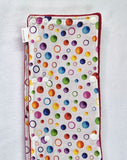 86" Rainbow Dot WIDE Cord Keeper, Insulated.  Ready to Ship.