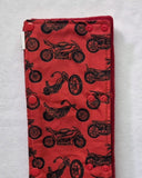 79" Red Motorcycle WIDE Cord Keeper, Insulated.  Ready to Ship.