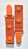 Cord Clip - Orange Solid. Single Clip, Ready to Ship.