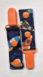 Cord Clip - Navy Rockets. Single Clip, Ready to Ship.