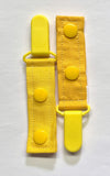 Cord Clip - Yellow Solid. Single Clip, Ready to Ship.
