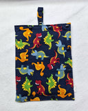 Bold Dino size Medium Insulated Feeding Pump Bag Cover / IV bag cover. Ready to ship.