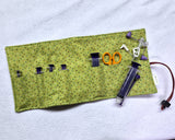 Green Dots Syringe Holster. Ready to Ship.
