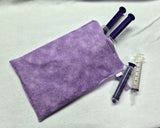 Purple Heart Syringe Tote, Ready to Ship.