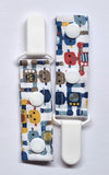 Cord Clip - White Robot. Single Clip, Ready to Ship.