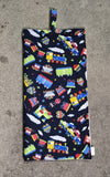 Trains size Large Insulated Feeding Pump Bag Cover / IV bag cover. Ready to ship.