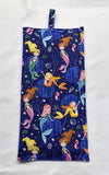 Mermaids size Large Insulated Feeding Pump Bag Cover / IV bag cover. Ready to ship.