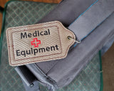 Copper Medical Equipment Luggage Tag