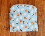 Eggs Double-Sided Waterproof Zip Pouch. Ready to Ship.