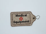 Copper Medical Equipment Luggage Tag