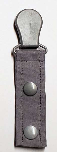 Cord Clip - Gray Solid. Ready to Ship.