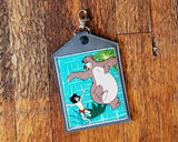 Vaccine Card Holder Keychain - Bear Friend with Boy