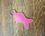Pink Mermaid Lip Balm Holder Keychain