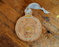 Nativity Embroidered Christmas Ornament