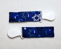 Star of David Tubie Clips, Cord Clips. Ready to Ship.