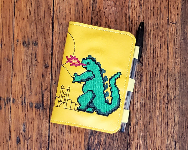 Fire Breathing Lizard Mini Notebook Cover