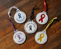 Awareness Ribbon Ornament