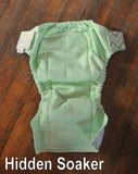 Custom Made fitted Perfect Size cloth diapers.