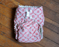 Cutie Patootie fitted Perfect Size cloth diaper, Size Medium. Ready to Ship.