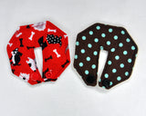 Octagonal Tubie Button Cushions - Custom Made from a fabric of your choice