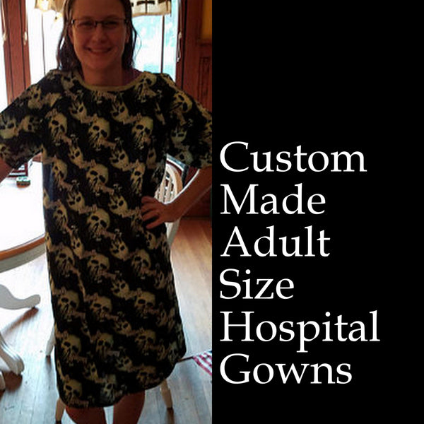 Adult Hospital Gown, Custom-Made