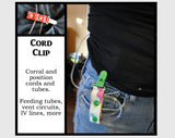 Colorful Snowflakes Tubie Clips, Cord Clips. Ready to Ship.
