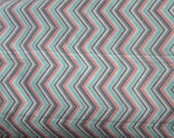 Peaceful Chevrons Semi Custom Weighted Blanket - Size LARGE - You choose weight