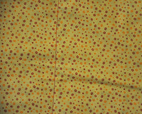 Sunny Dots with Dark Red All Cotton Semi Custom Weighted Blanket - Size LARGE - You choose weight