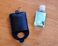 Awareness Ribbon Keychain Hand Sanitizer Holder - Any color