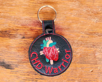 Anatomical Heart Keychain - with or without custom text - two sizes
