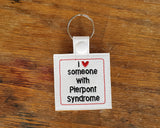 I heart someone with... keychain. Personalized Awareness / Advocacy Keychain.